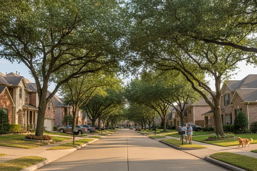 A Montgomery County, Texas neighborhood served by Terracotta Construction