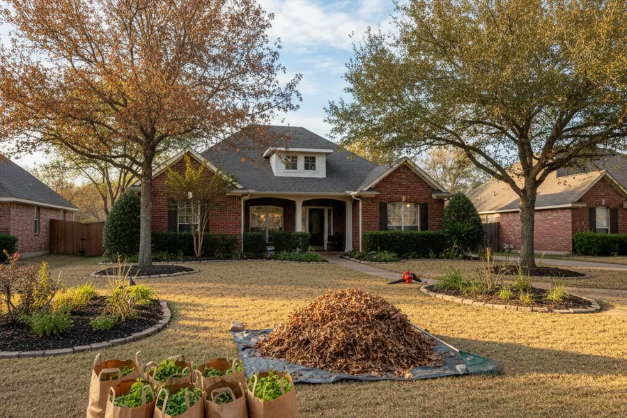 Seasonal yard cleanup and leaf removal in Montgomery County